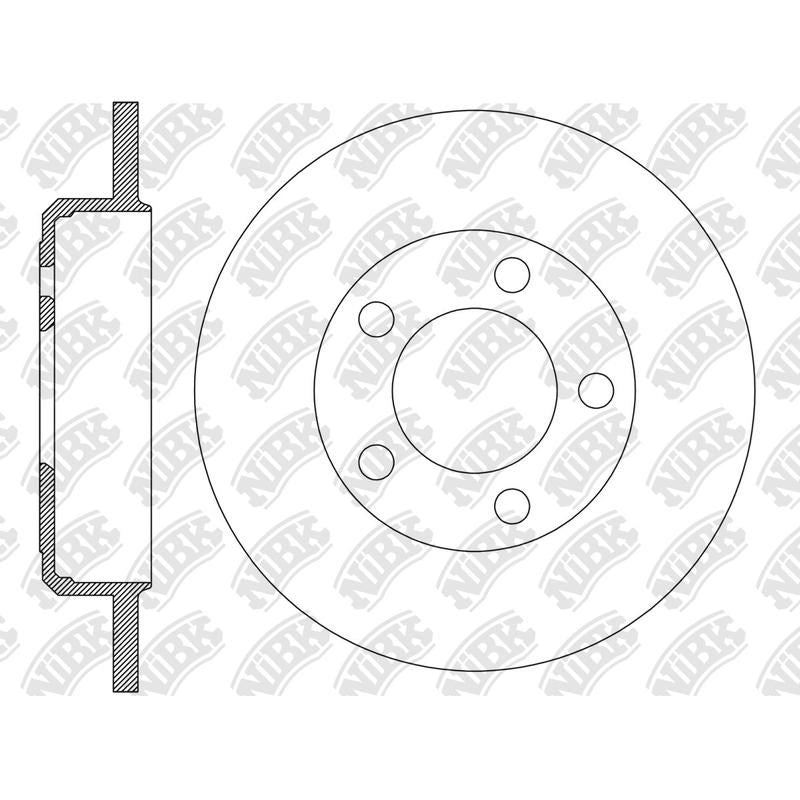NIBK Rotor RN2209 316mm x 12min