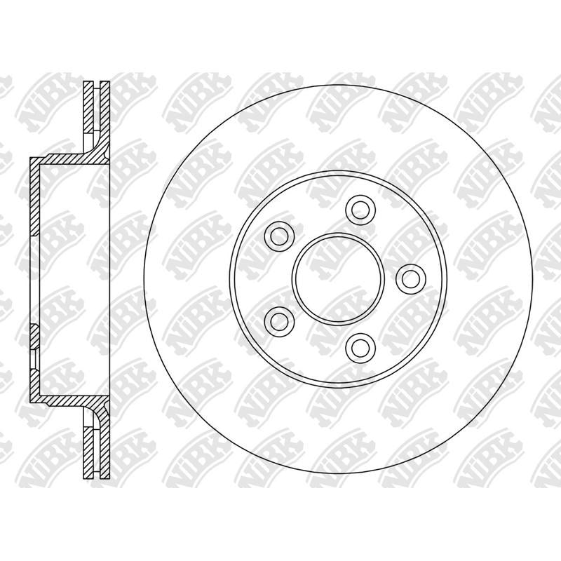 NIBK Rotor RN2210V 352mm x 22min
