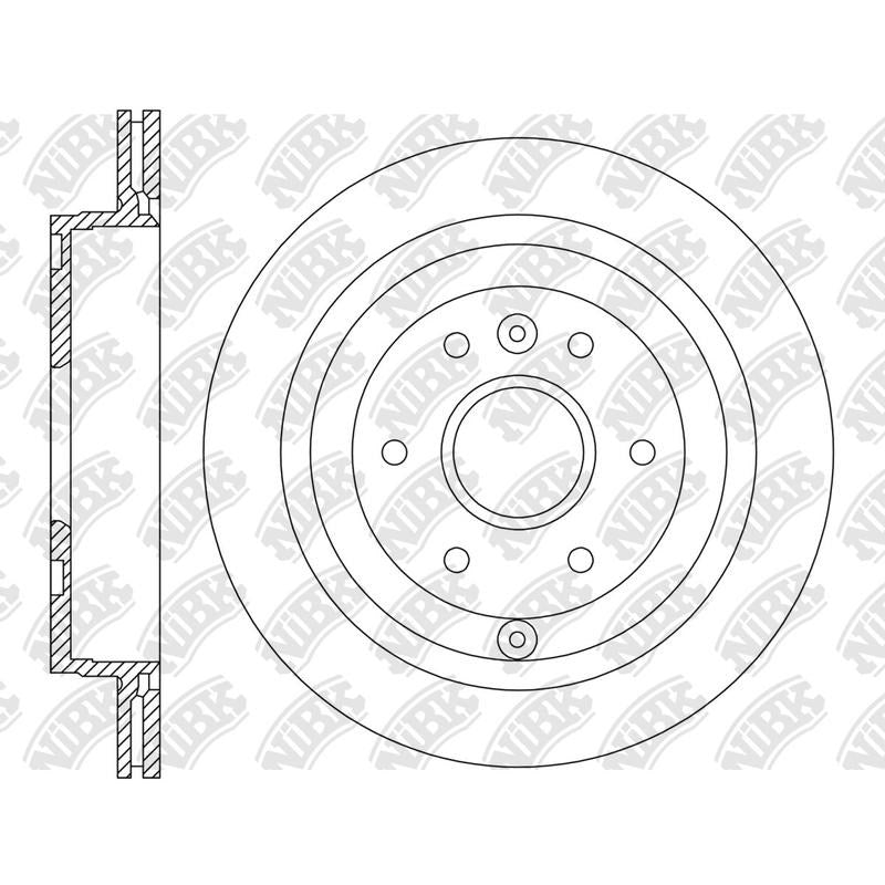 NIBK Rotor RN2212V 331mm x 20min