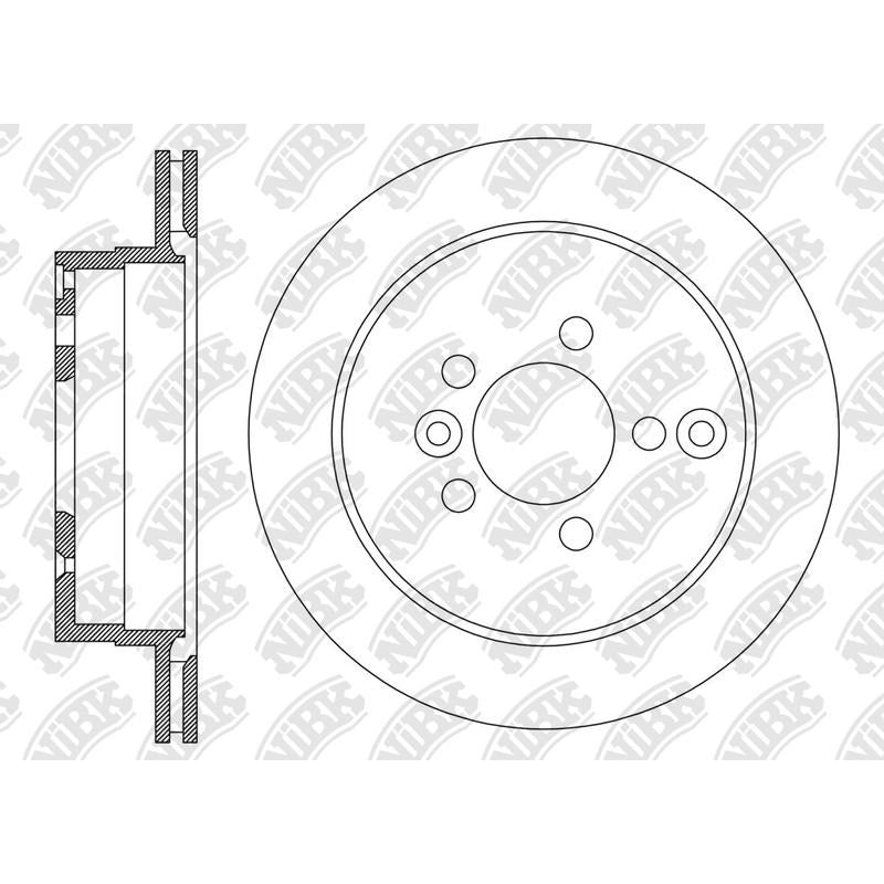 NIBK Rotor RN2213V 303mm x 20min
