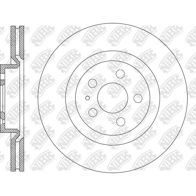 NIBK Rotor RN2214V 316mm x 28min