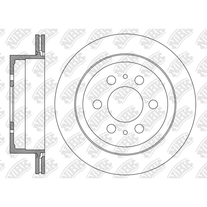 NIBK Rotor RN2215V 348mm x 21min