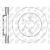 NIBK Rotor RN2218V 296mm x 28min