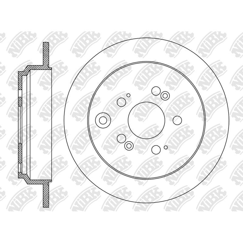 NIBK Rotor RN2220 313mm x 11min