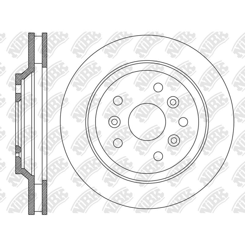 NIBK Rotor RN2221V 303mm x 30min