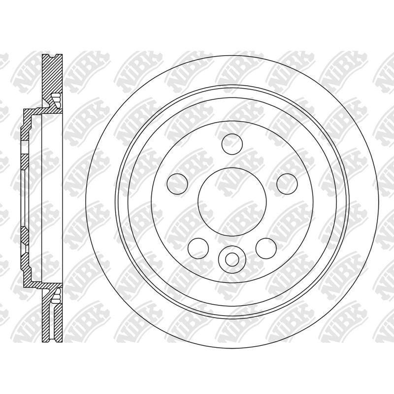 NIBK Rotor RN2225V 339mm x 23min