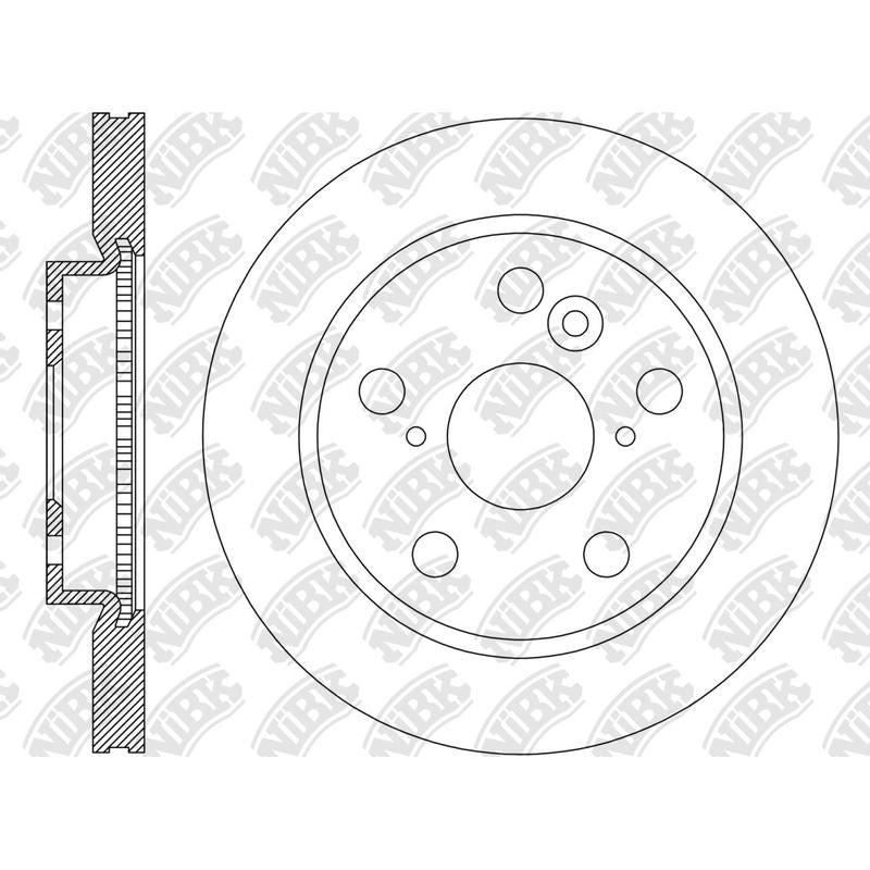 NIBK Rotor RN2227V 312mm x 25min