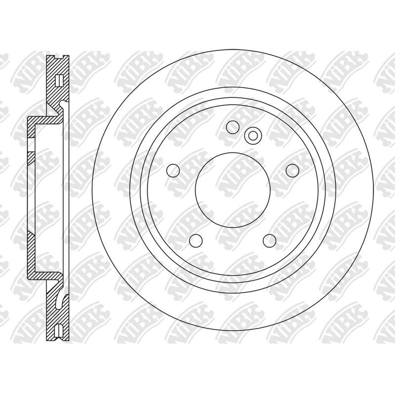 NIBK Rotor RN2230V 295mm x 22min