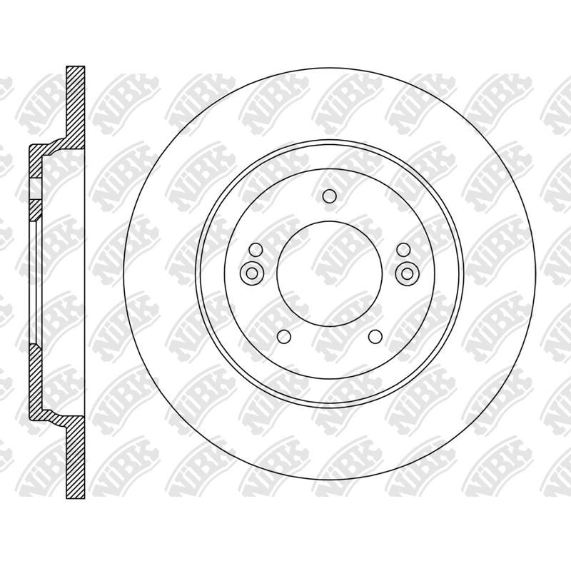 NIBK Rotor RN2233 262mm x 10min