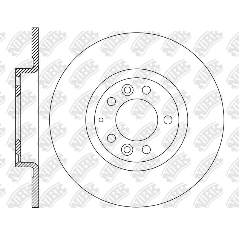 NIBK Rotor RN2236 281mm x 9.5min