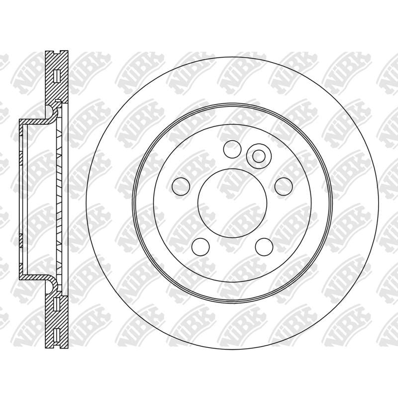 NIBK Rotor RN2238V 300mm x 22min