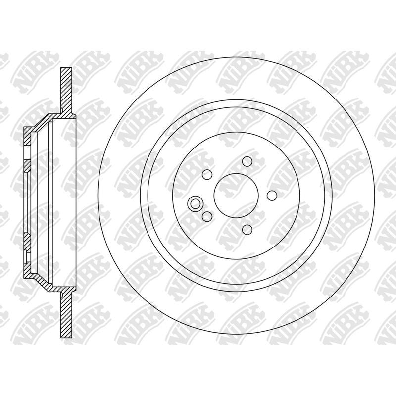 NIBK Rotor RN2240 300mm x 12min