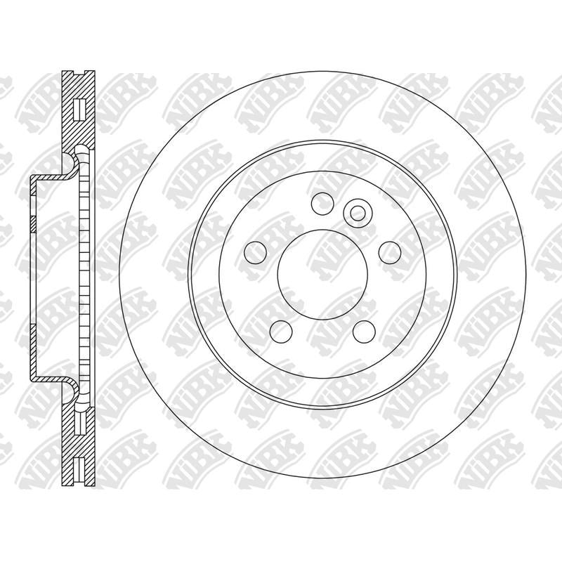 NIBK Rotor RN2242V 320mm x 24min