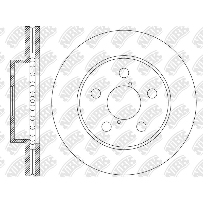 NIBK Rotor RN2243V 294mm x 28min