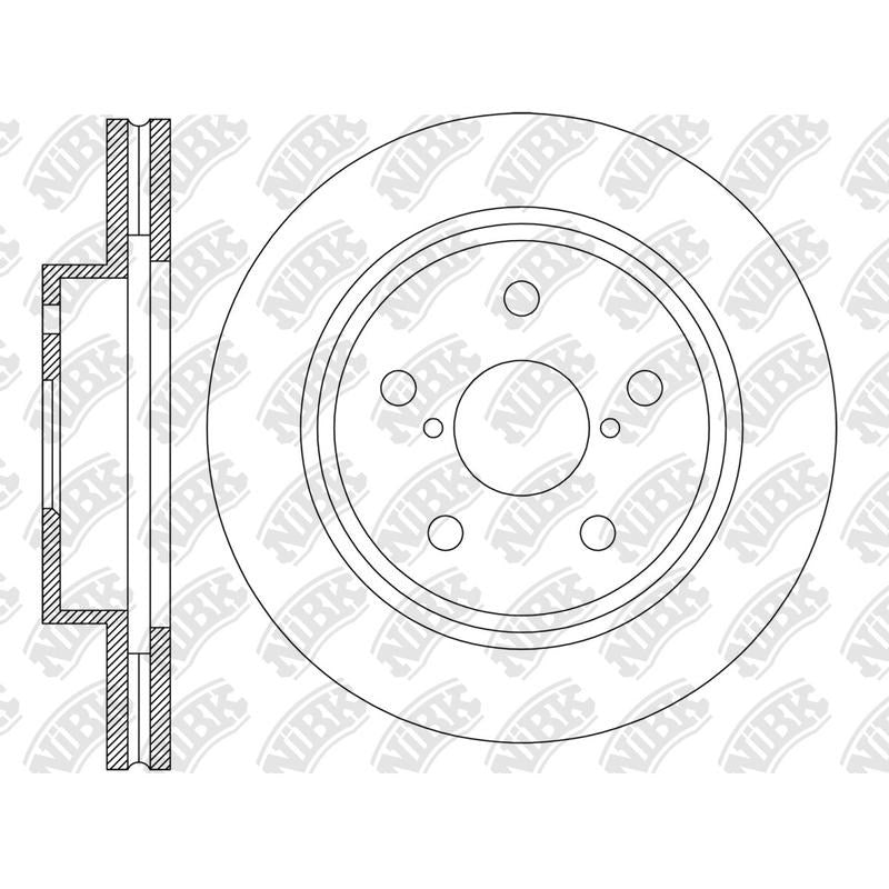 NIBK Rotor RN2244V 294mm x 24min