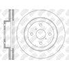 NIBK Rotor RN2245V 252mm x 20min