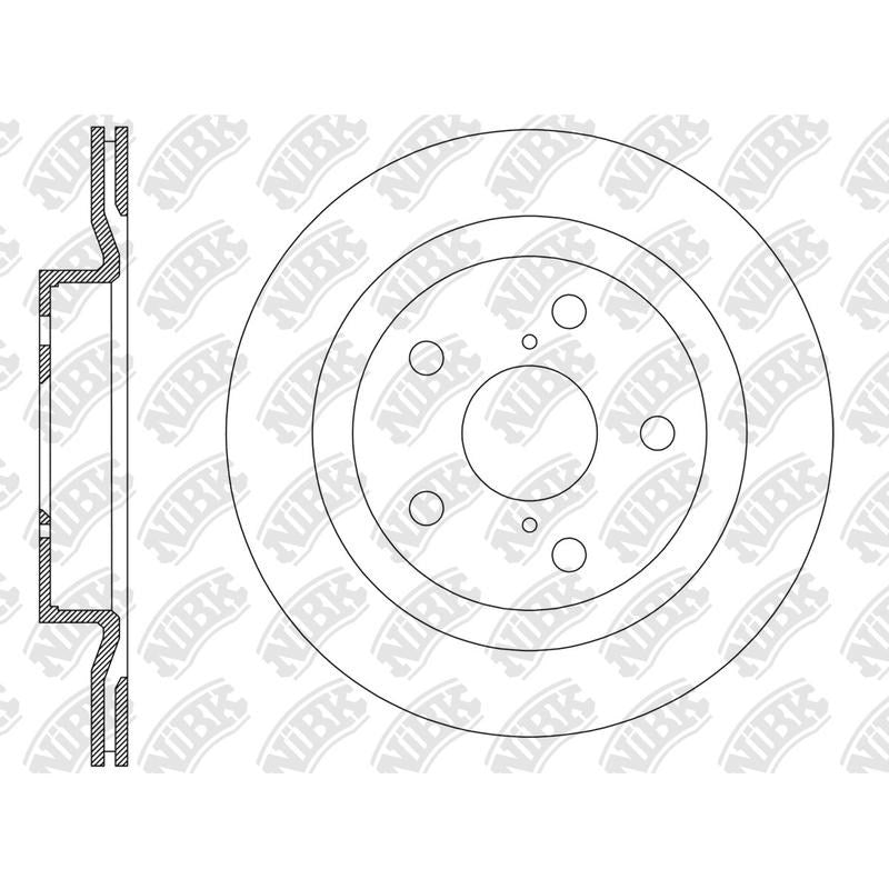 NIBK Rotor RN2253V 317mm x 18min