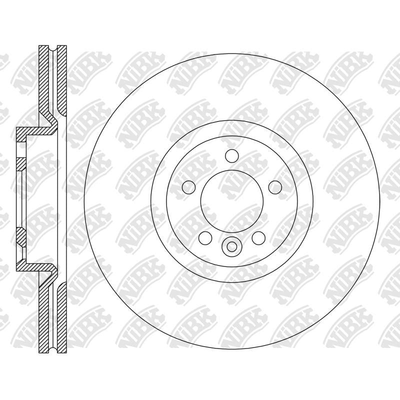 NIBK Rotor RN2257V 324mm x 28min