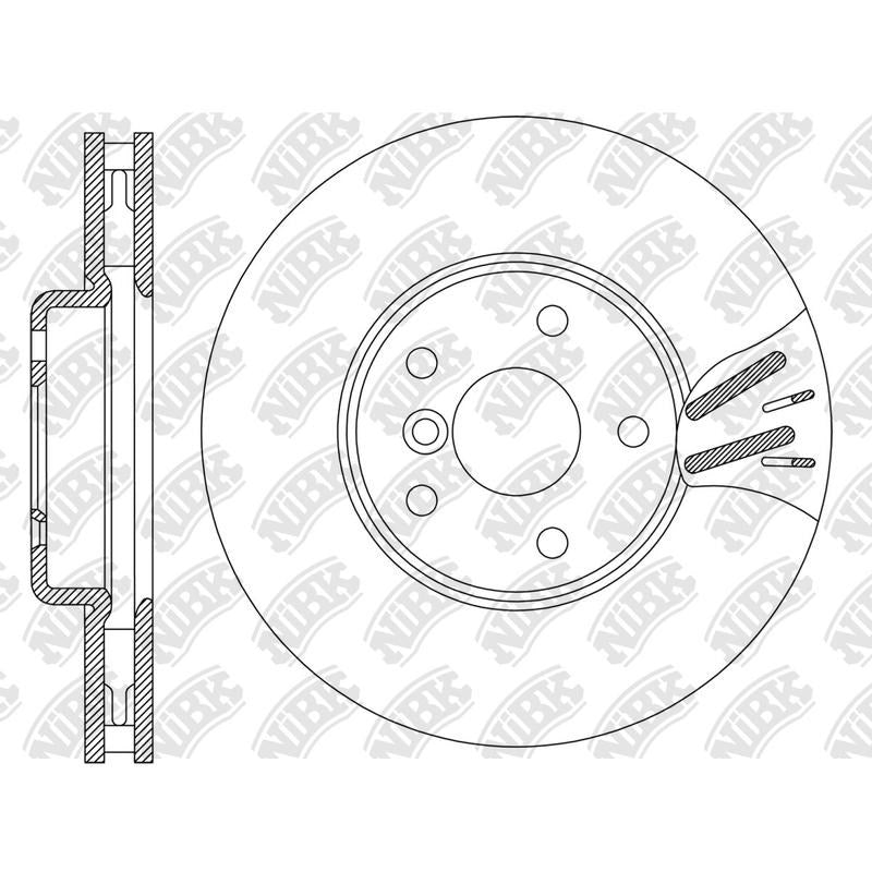 NIBK Rotor RN2261VSET 348mm x 36min