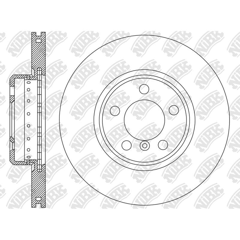 NIBK Rotor RN2262V 330mm x 24min