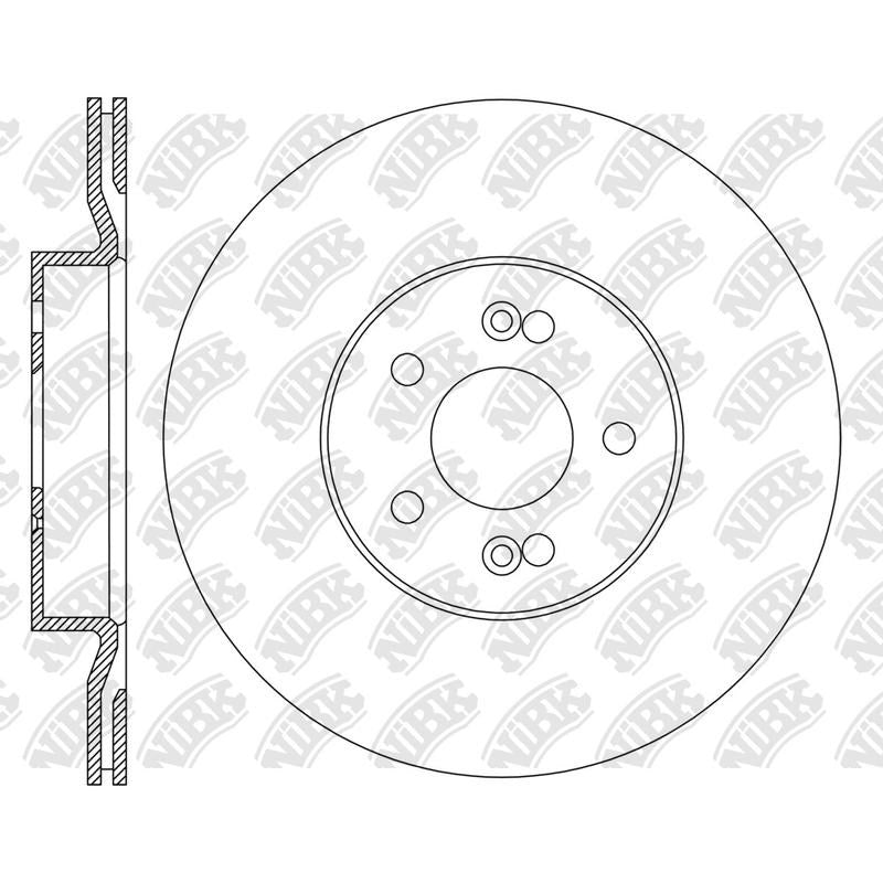 NIBK Rotor RN2266V 345mm x 30min