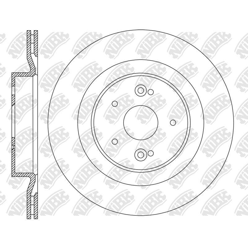 NIBK Rotor RN2267V 350mm x 30min