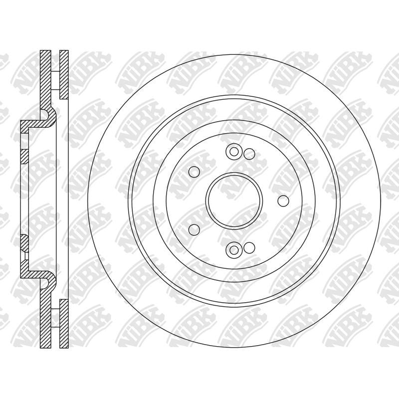 NIBK Rotor RN2269V 320mm x 28min