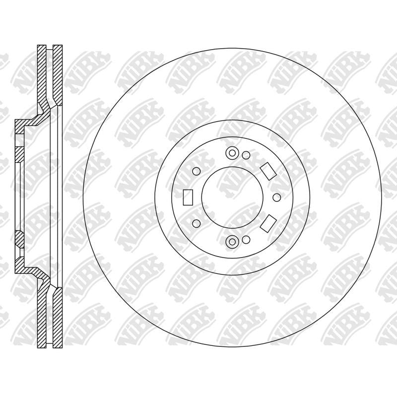 NIBK Rotor RN2271V 305mm x 25min