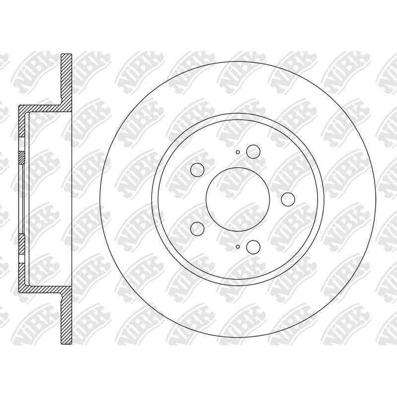 NIBK Rotor RN2274 324mm x 13min