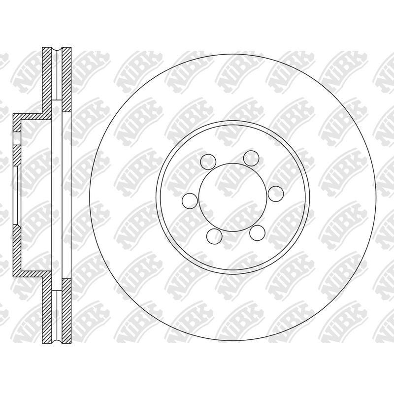 NIBK Rotor RN2275V 278mm x 26.2min