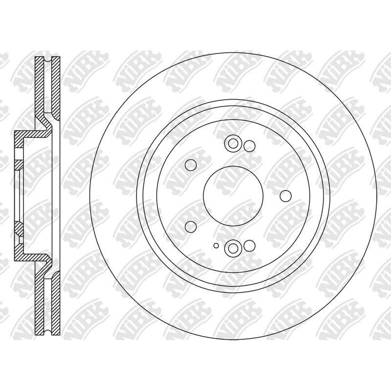 NIBK Rotor RN2280V 314mm x 18min