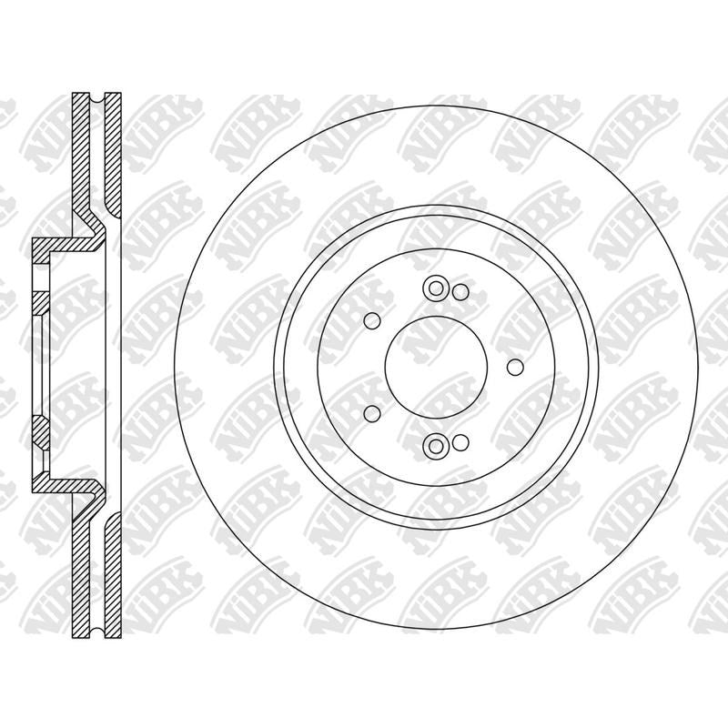 NIBK Rotor RN2281V 314mm x 18min