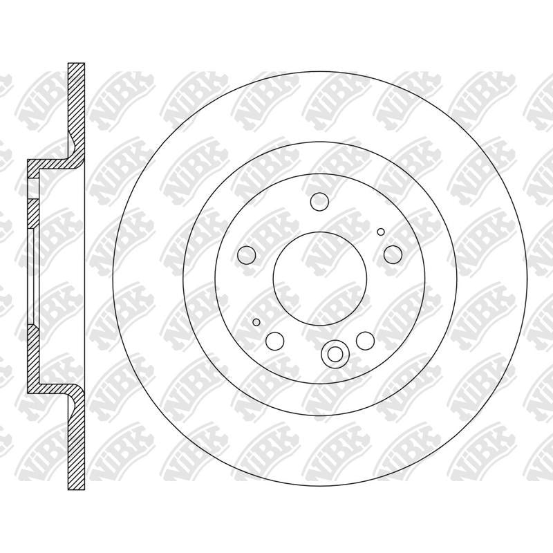 NIBK Rotor RN2283 282mm x 10min