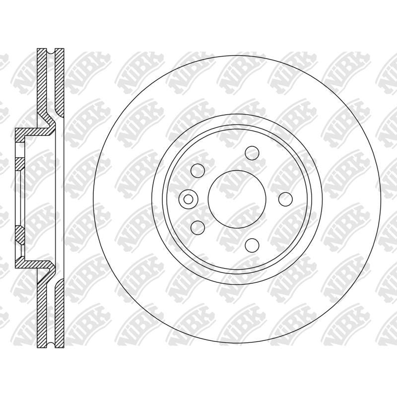 NIBK Rotor RN2288V 318mm x 30min