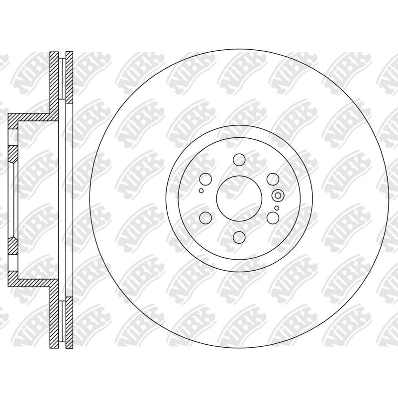 NIBK Rotor RN2290V 345mm x 20min