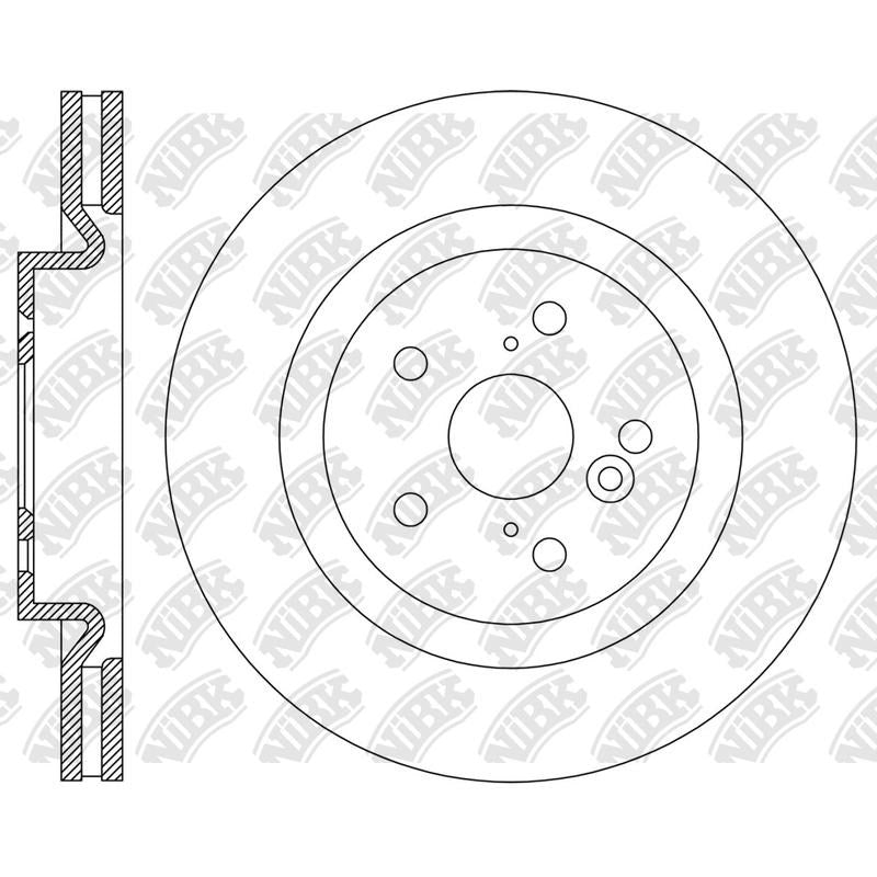 NIBK Rotor RN2291V 320mm x 28min