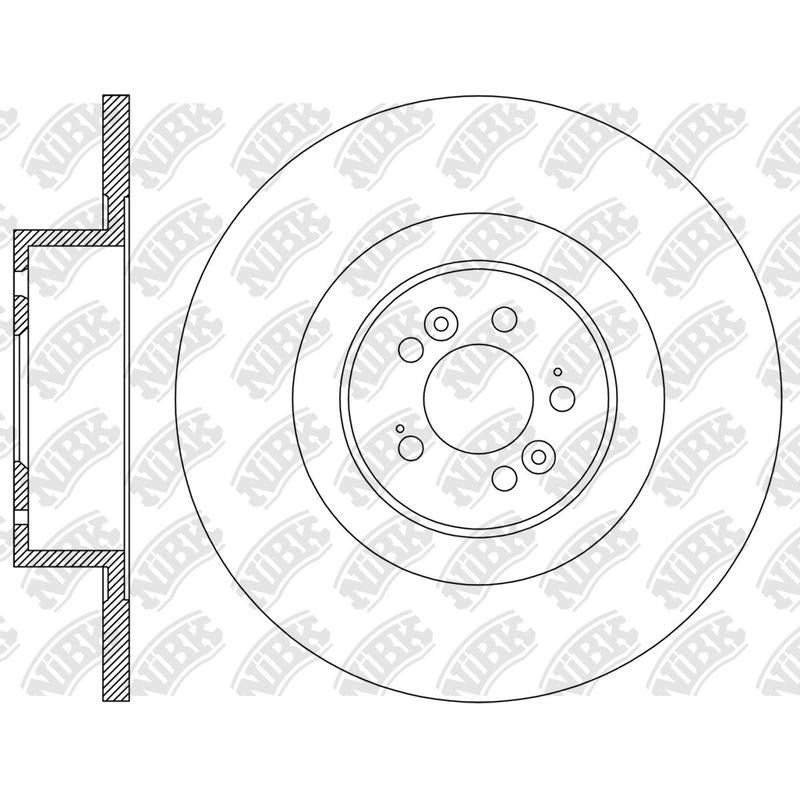 NIBK Rotor RN2292 304mm x 12min