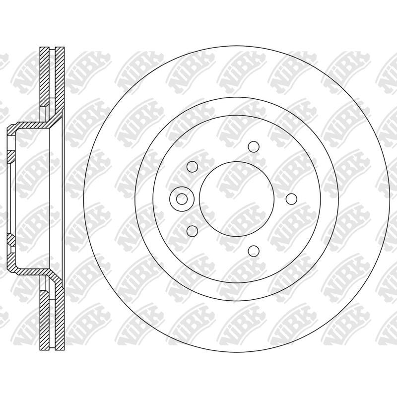 NIBK Rotor RN2295V 314mm x 25min
