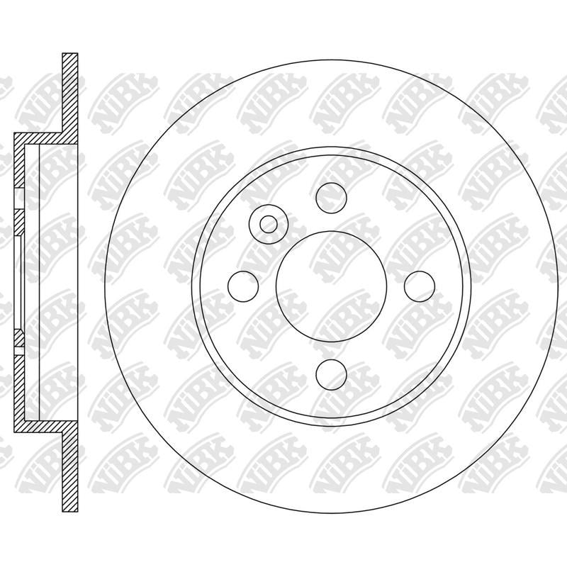 NIBK Rotor RN2296 230mm x 9min