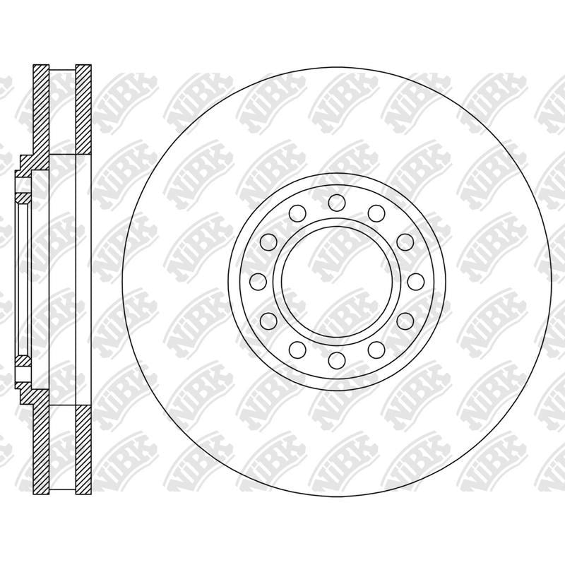 NIBK Rotor RN2301V 310mm x 42min