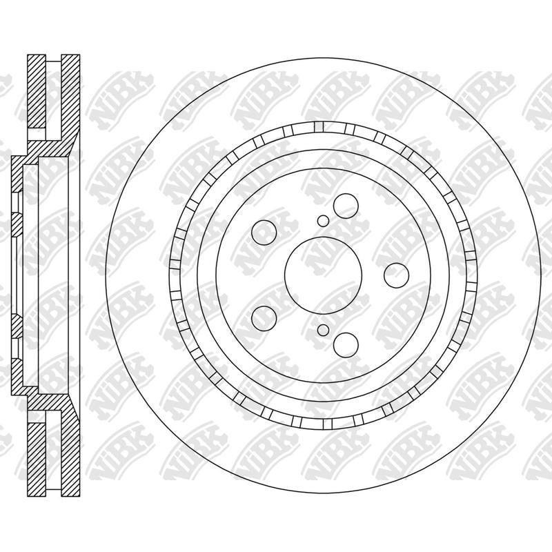 NIBK Rotor RN2306V 340mm x 38min