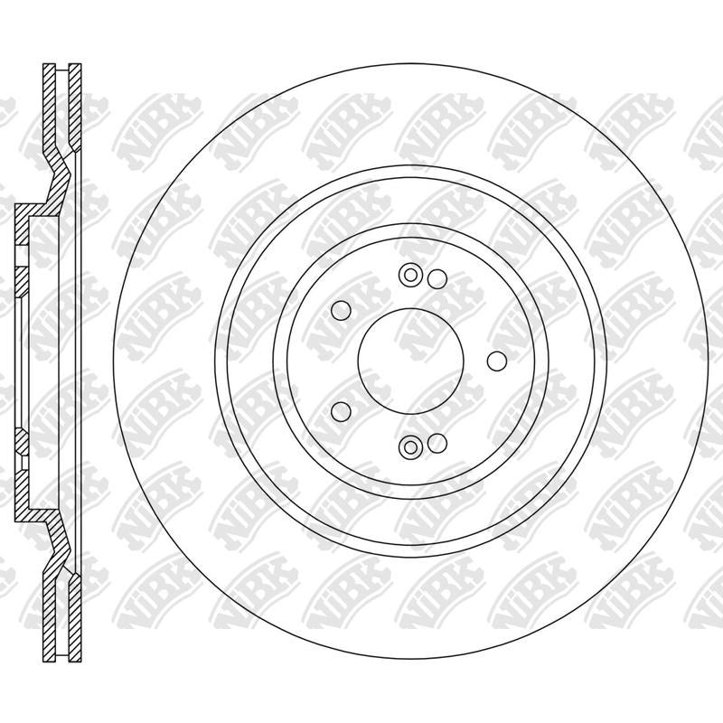 NIBK Rotor RN2308V 325mm x 20min