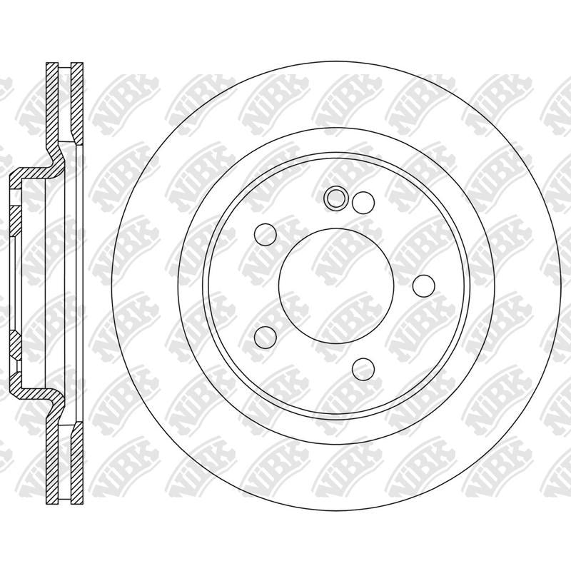 NIBK Rotor RN2309V 296mm x 25min