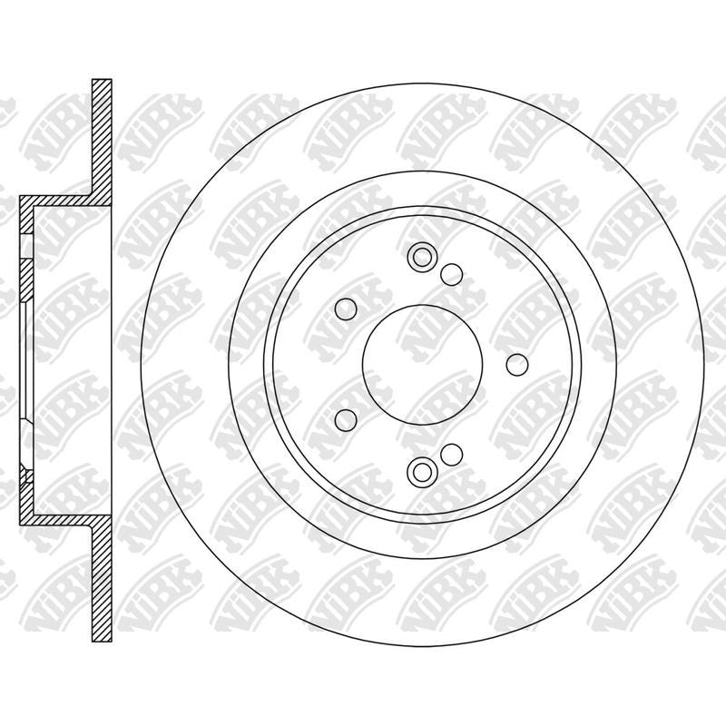 NIBK Rotor RN2310 285mm x 10min