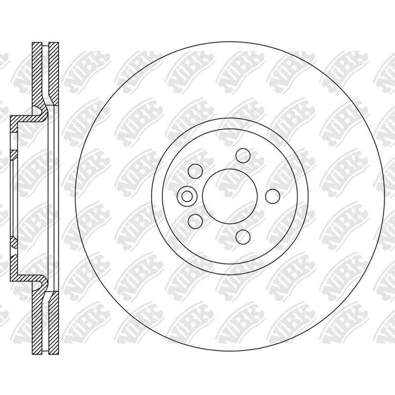 NIBK Rotor RN2312V 276mm x 24min