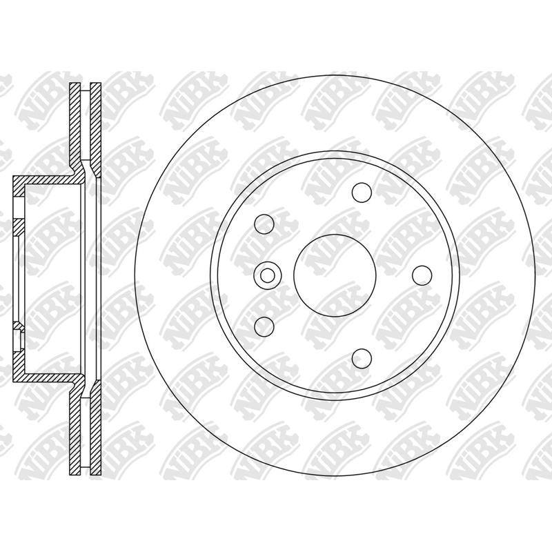 NIBK Rotor RN2314V 294mm x 22min