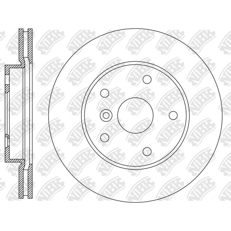 NIBK Rotor RN2316V 280mm x 22min