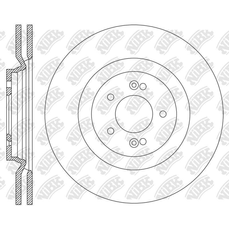 NIBK Rotor RN2317V 345mm x 30min