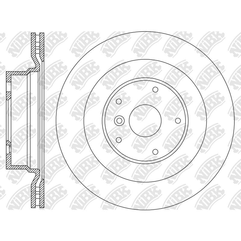 NIBK Rotor RN2318V 300mm x 20min