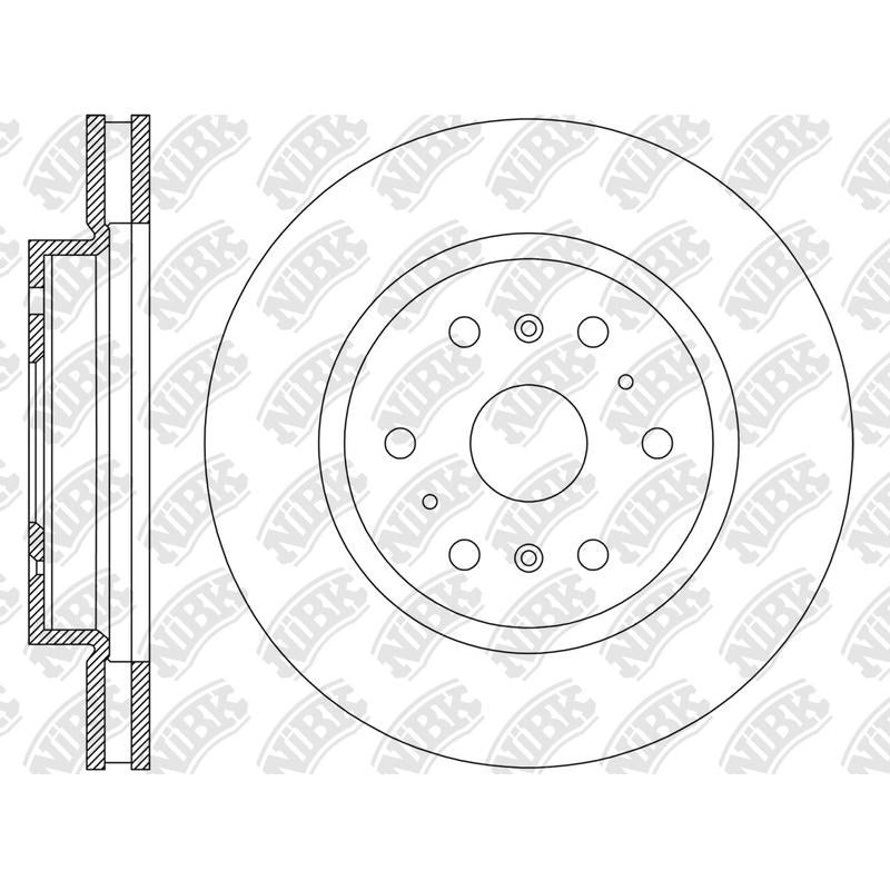 NIBK Rotor RN2321V 334mm x 32min